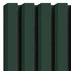 Panou riflaj decorativ/acustic Lameo Mini sticla verde (fetru negru) 30x275 cm picture - 7