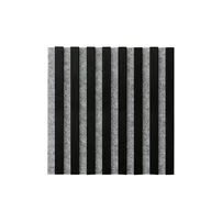 Panou riflaj Marbet Woodline gri/negru mat 40x40 cm