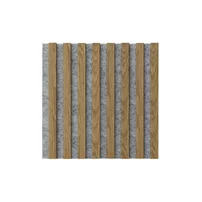 Panou riflaj Marbet Woodline gri/stejar deschis 40x40 cm