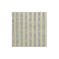 Panou riflaj Marbet Woodline gri/verde 40x40 cm