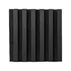Panou riflaj Marbet Woodline negru mat 30x30 cm picture - 1