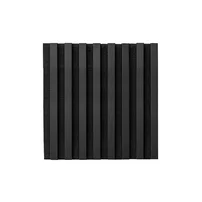 Panou riflaj Marbet Woodline negru mat 40x40 cm