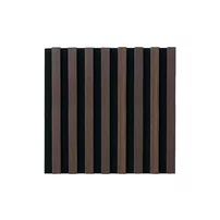 Panou riflaj Marbet Woodline negru/stejar inchis FM 40x40 cm