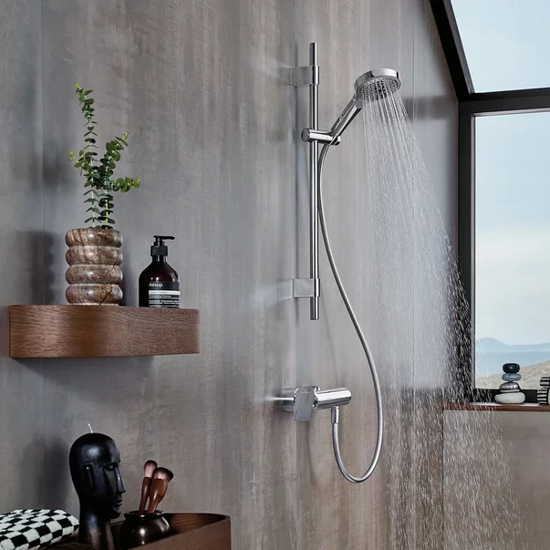 Para de dus Villeroy&Boch Verve crom lucios cu 3 functii picture - 5