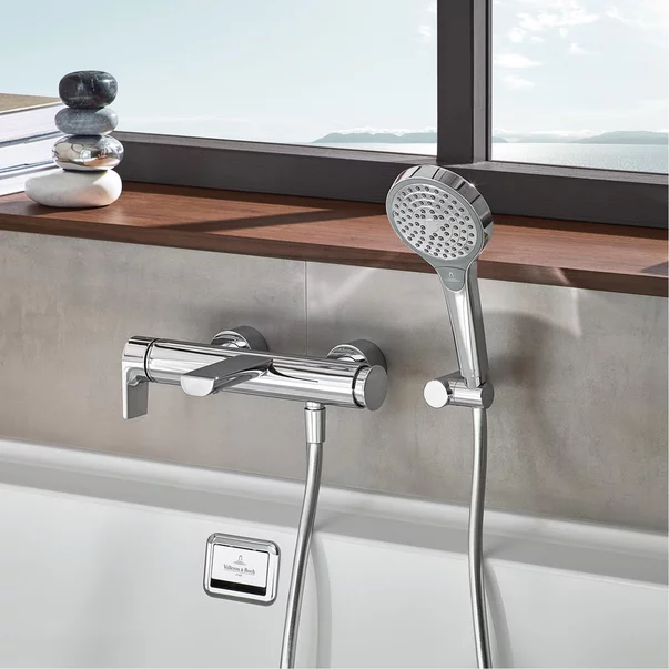 Para de dus Villeroy&Boch Verve crom lucios cu 3 functii picture - 7