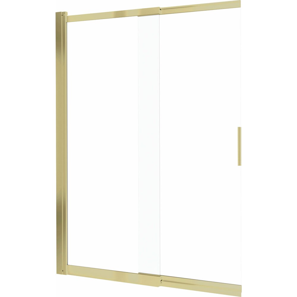 Paravan de cada Deante Prizma auriu periat 100x140 cm