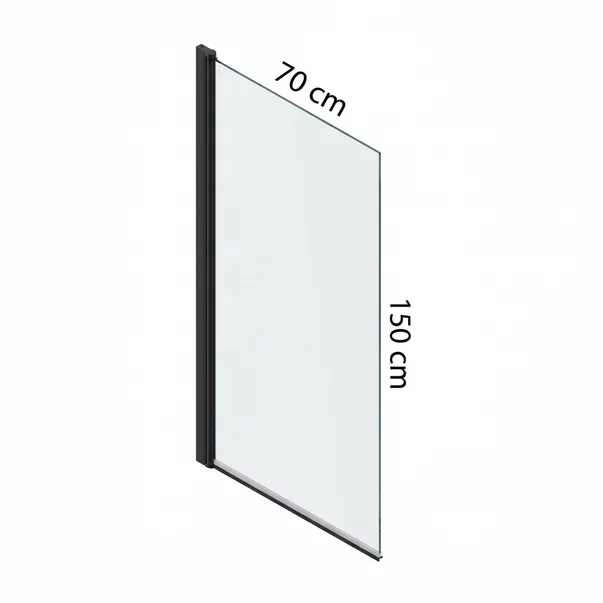 Paravan de cada negru Rune Syn 70x150 cm picture - 4