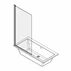 Paravan de cada negru Rune Syn 80x150 cm picture - 2