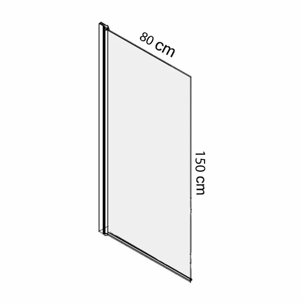 Paravan de cada negru Rune Syn 80x150 cm picture - 3