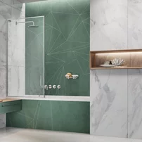 Paravan de cada Radaway Modo F SL PNJ II crom lucios-transparent 50x150 cm sticla 8 mm stanga