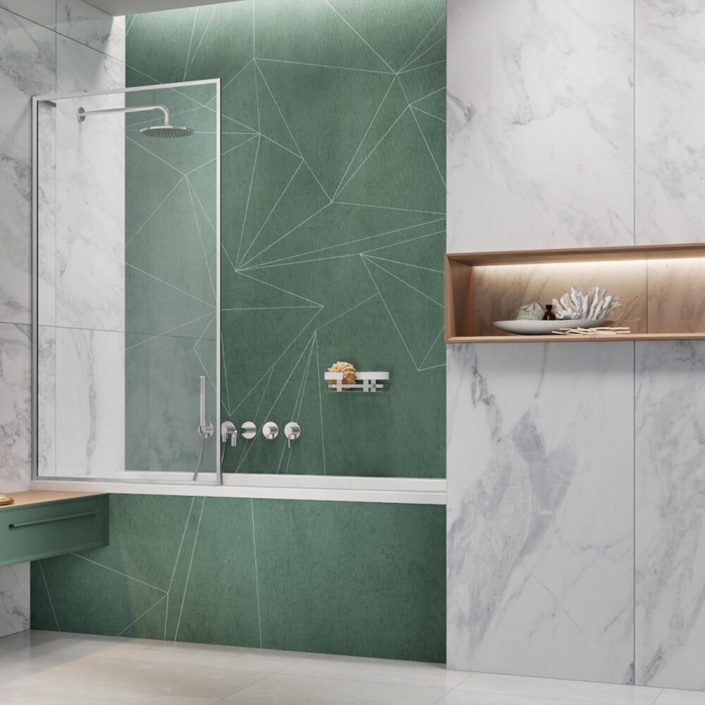 Paravan de cada Radaway Modo F SL PNJ II crom lucios-transparent 70x150 cm sticla 8 mm stanga