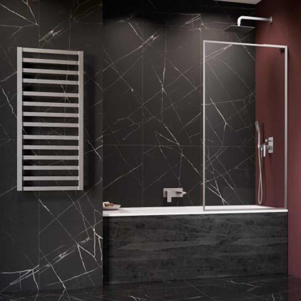 Paravan de cada Radaway Modo F SL PNJ II nichel periat-transparent 60x150 cm sticla 8 mm dreapta