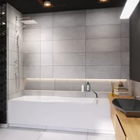 Paravan de cada Radaway Modo New PNJ II crom lucios-transparent 90x150 cm sticla 8 mm