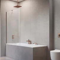 Paravan de cada Radaway Modo New PNJ II cupru periat-transparent 90x150 cm sticla 8 mm