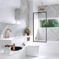 Paravan de cada Radaway Modo New PNJ II Frame negru mat-transparent 70x150 cm sticla 8 mm