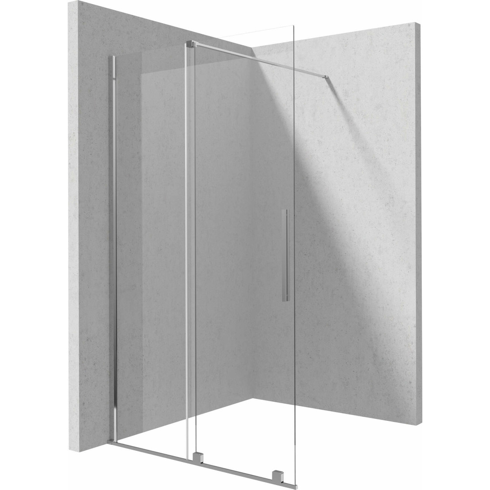 Paravan de dus Deante Jasmin crom 90x195 cm
