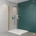 Paravan de dus tip Walk-in auriu periat Rune Syn 120x200 cm picture - 1