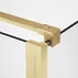 Paravan de dus tip Walk-in auriu periat SanSwiss Easy STR4P 70x200 cm picture - 5