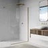 Paravan de dus tip Walk-in auriu periat SanSwiss Easy STR4P 80x200 cm picture - 4