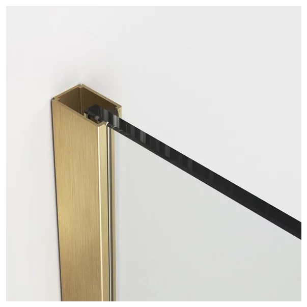 Paravan de dus tip Walk-in auriu periat SanSwiss Easy STR4P 80x200 cm picture - 6