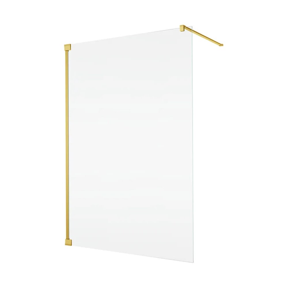 Paravan de dus tip Walk-in auriu SanSwiss Cadura 120x200 cm