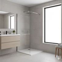 Paravan de dus tip Walk-in crom Rune Syn 100x200 cm