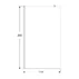 Paravan de dus tip Walk-in crom Rune Syn 110x200 cm picture - 5