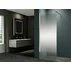 Paravan de dus tip Walk-In Inter Ceramic profil alb mat 90x200 cm sticla partial opaca picture - 1