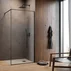 Paravan de dus tip Walk-in Radaway Modo F II GunMetal periat-transparent 115 cm sticla securizata 8 mm picture - 1