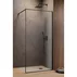 Paravan de dus tip Walk-in Radaway Modo F II GunMetal periat-transparent 115 cm sticla securizata 8 mm picture - 3