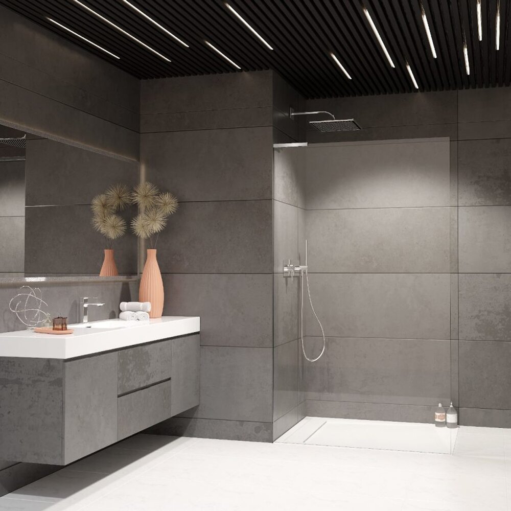 Paravan de dus tip Walk-in Radaway Modo SL II crom lucios-transparent 120 cm sticla securizata 8 mm stanga