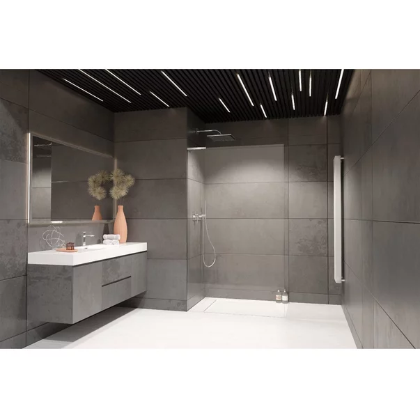Paravan de dus tip Walk-in Radaway Modo SL II crom lucios-transparent 90 cm sticla securizata 8 mm stanga picture - 2