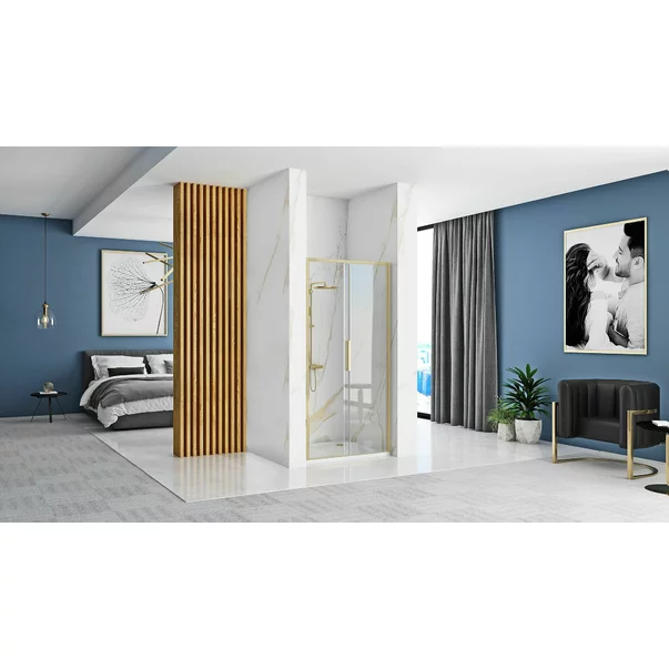 Usa de dus Rea Rapid Slide 120x195 cm profil auriu periat picture - 2