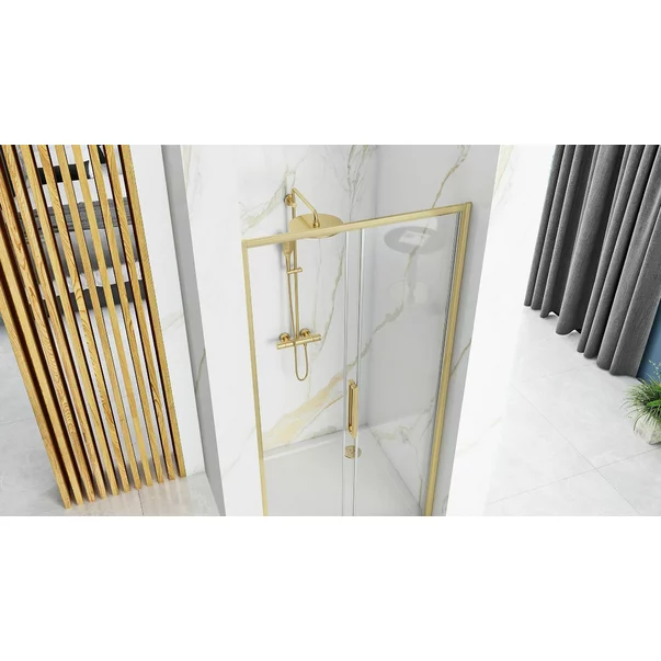 Usa de dus Rea Rapid Slide 120x195 cm profil auriu periat picture - 4