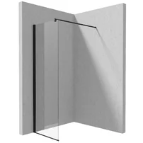 Paravan de dus Walk-in Deante Kerria Plus negru 60x200 cm Total White