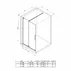 Paravan de dus Walk-in Deante Prizma auriu 90x195 cm picture - 5