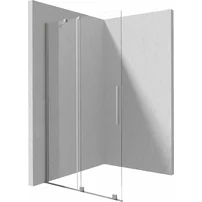 Paravan de dus Walk-in Deante Prizma crom periat 120x195 cm