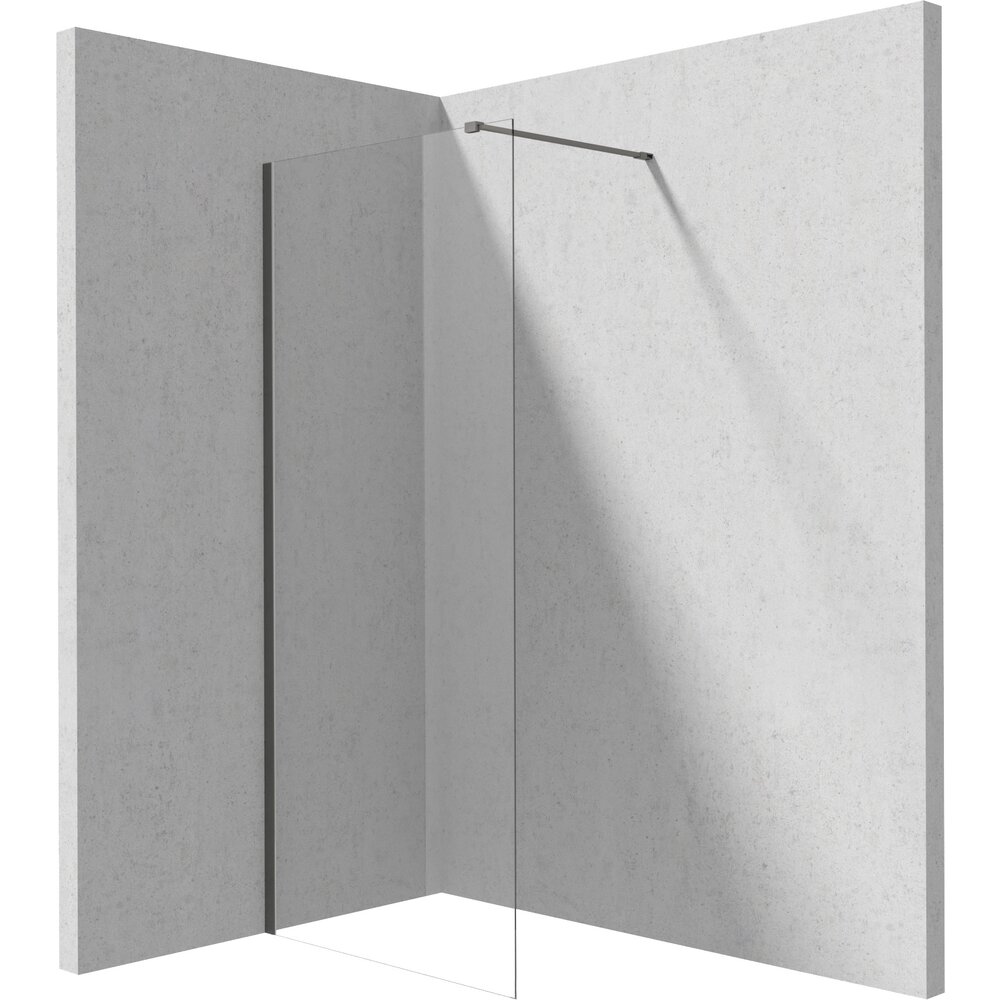 Paravan de dus Walk-in Deante Prizma titan 90x195 cm