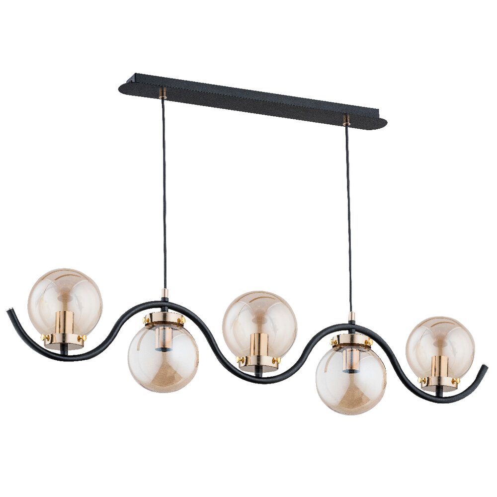 Pendul Alfa Korda 5 negru/transparent