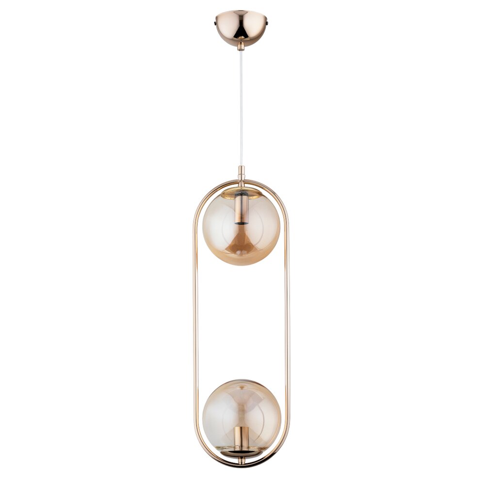 Pendul Alfa Oval 2 auriu/transparent