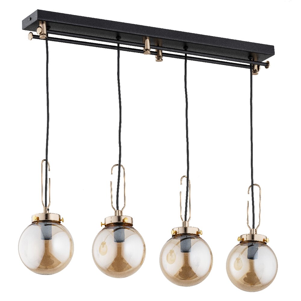 Pendul Alfa Volans 4 negru/transparent