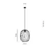 Pendul Emibig Onyx 1 BL negru picture - 3