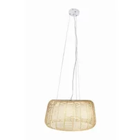 Pendul Maxlight Koshi II E14 finisaj alb-maro ratan