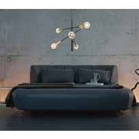 Pendul Maxlight Todi E27 finisaj negru-auriu
