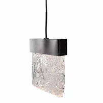 Pendul Maxlight Vetro LED 3000K cu finisaj negru periat