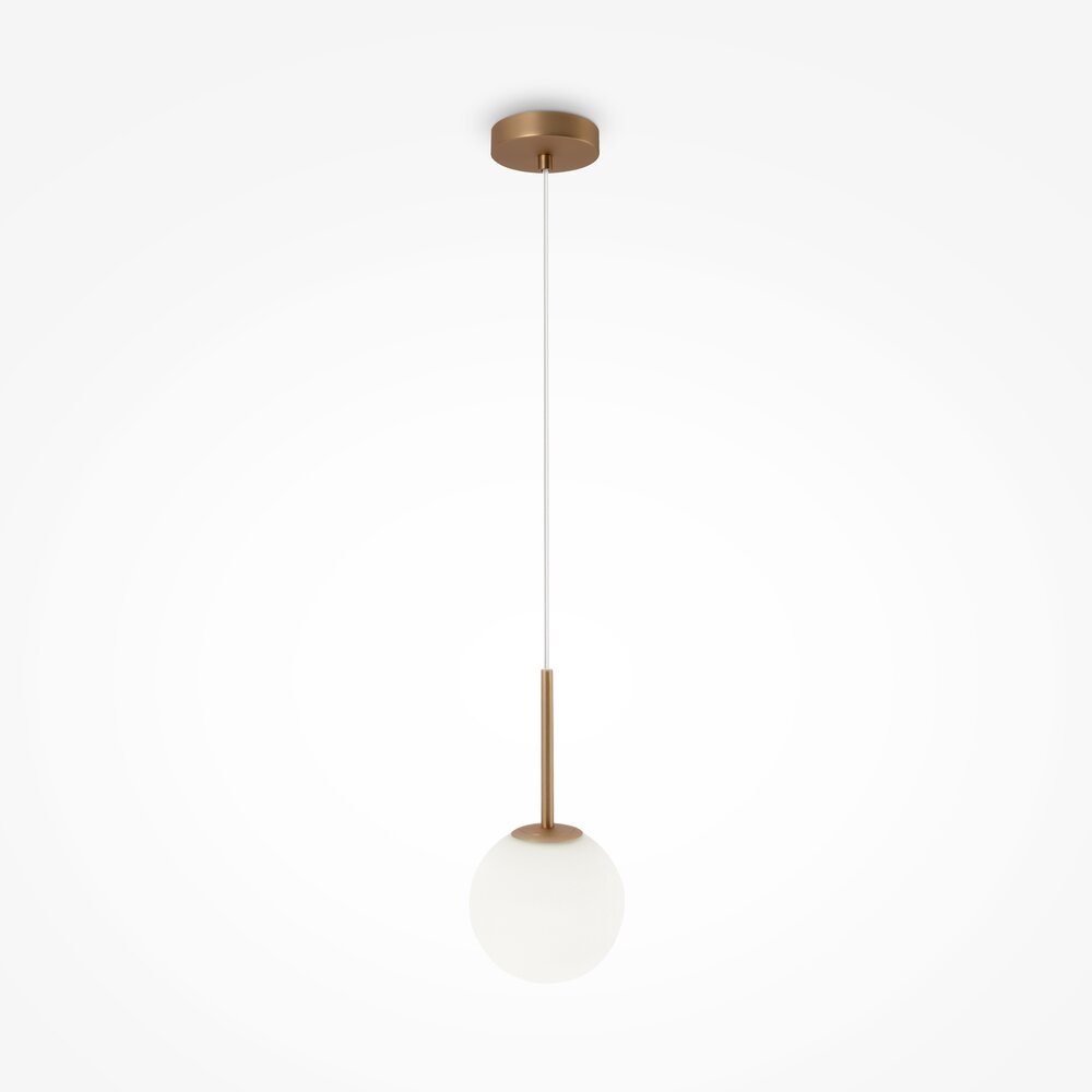 Pendul Maytoni Basic form auriu/alb 1 bec 21 x 30 cm