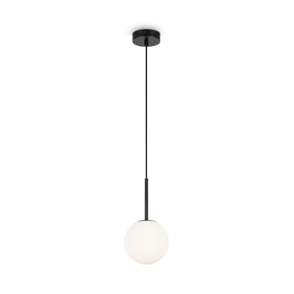 Pendul Maytoni Basic form negru/alb 1 bec 30 x 21.5 cm