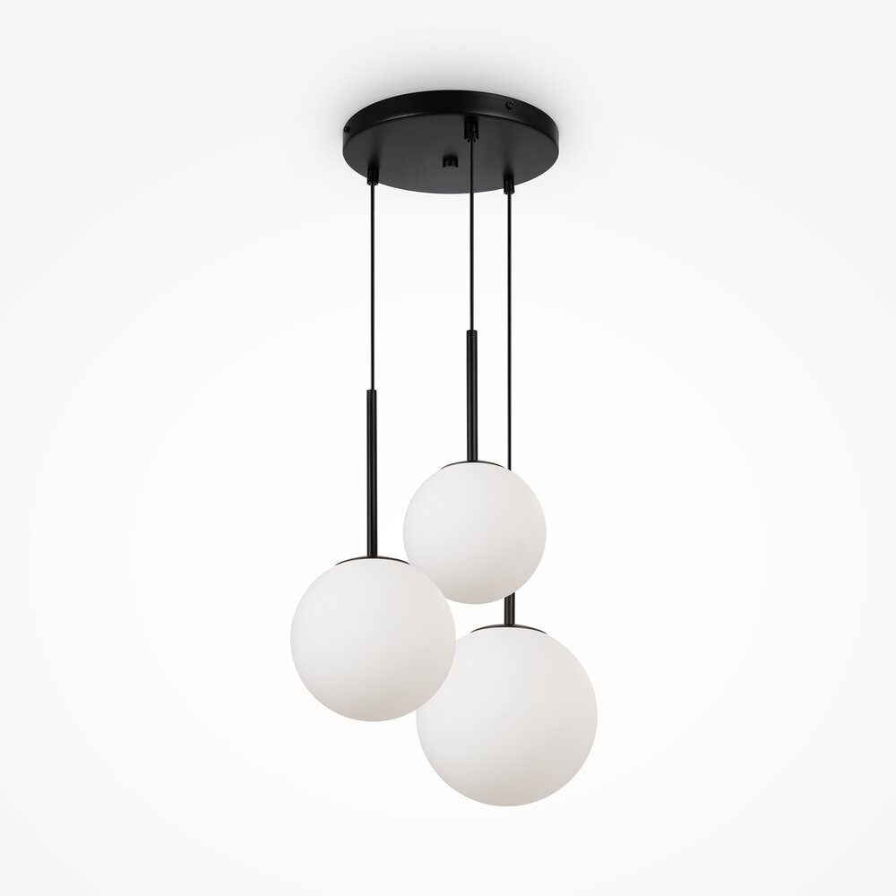 Pendul Maytoni Basic form negru/alb 3 becuri