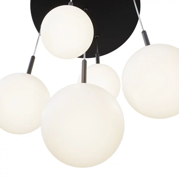 Pendul Maytoni Basic form negru/alb 5 becuri picture - 3