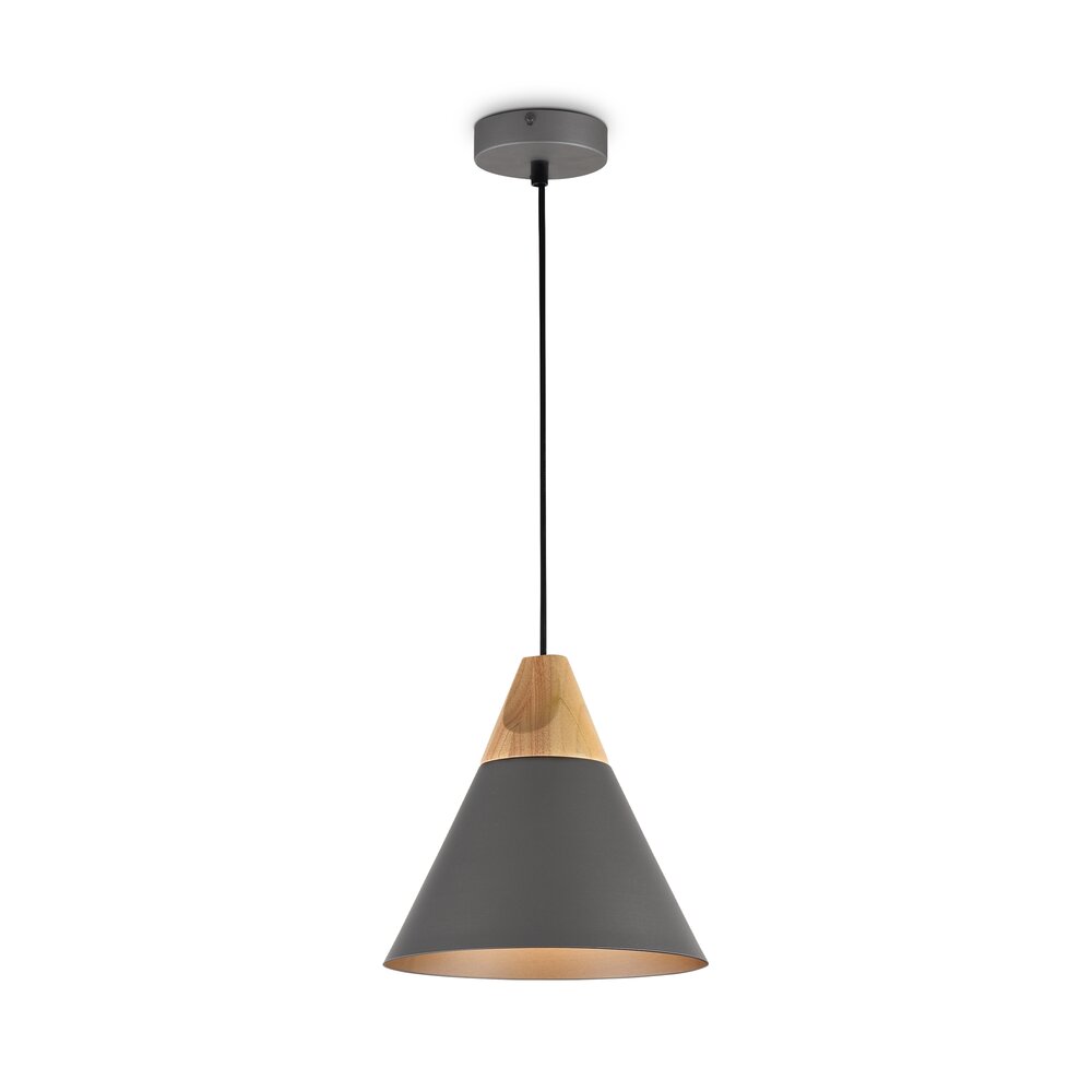Pendul Maytoni Bicones negru/gri 1 bec